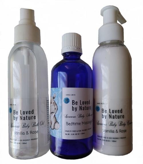 Be Loved by Nature Bath Box - Vanilla & Rose