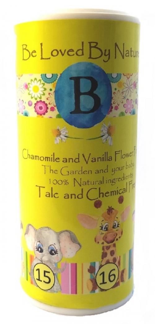 Be Loved by Nature ,Chamomile & Vanilla Baby Flower Powder Talc Free