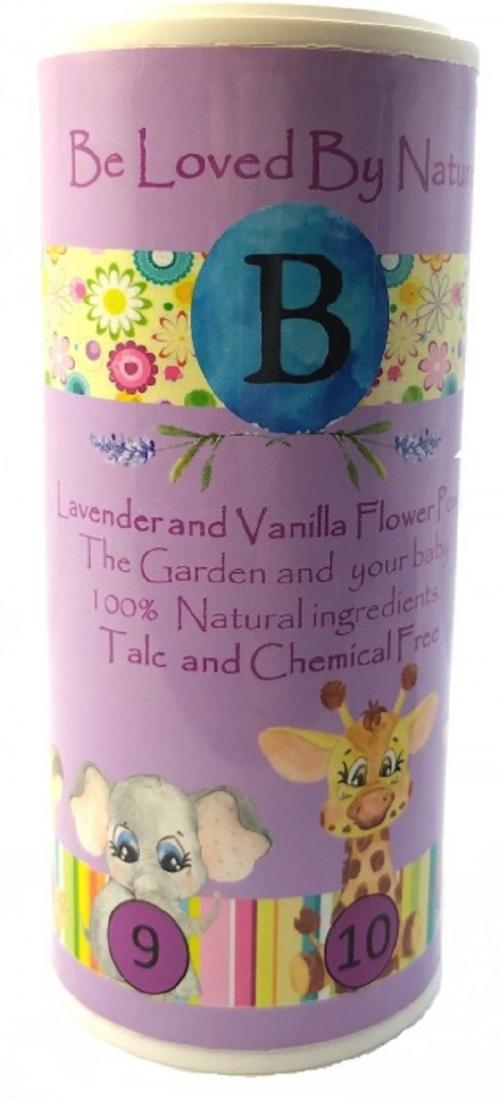 Be Loved by Nature, Lavender & Vanilla Baby Flower Powder Talc free