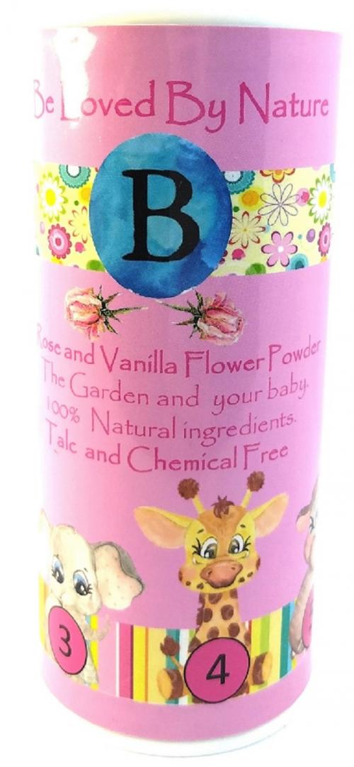 Be Loved by Nature Natural Rose & Vanilla Baby Flower Powder Talc free