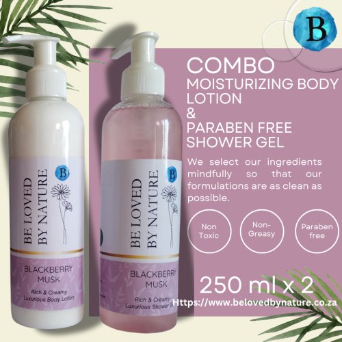 Moisturizing Body Lotion & Shower Gel Blackberry Musk